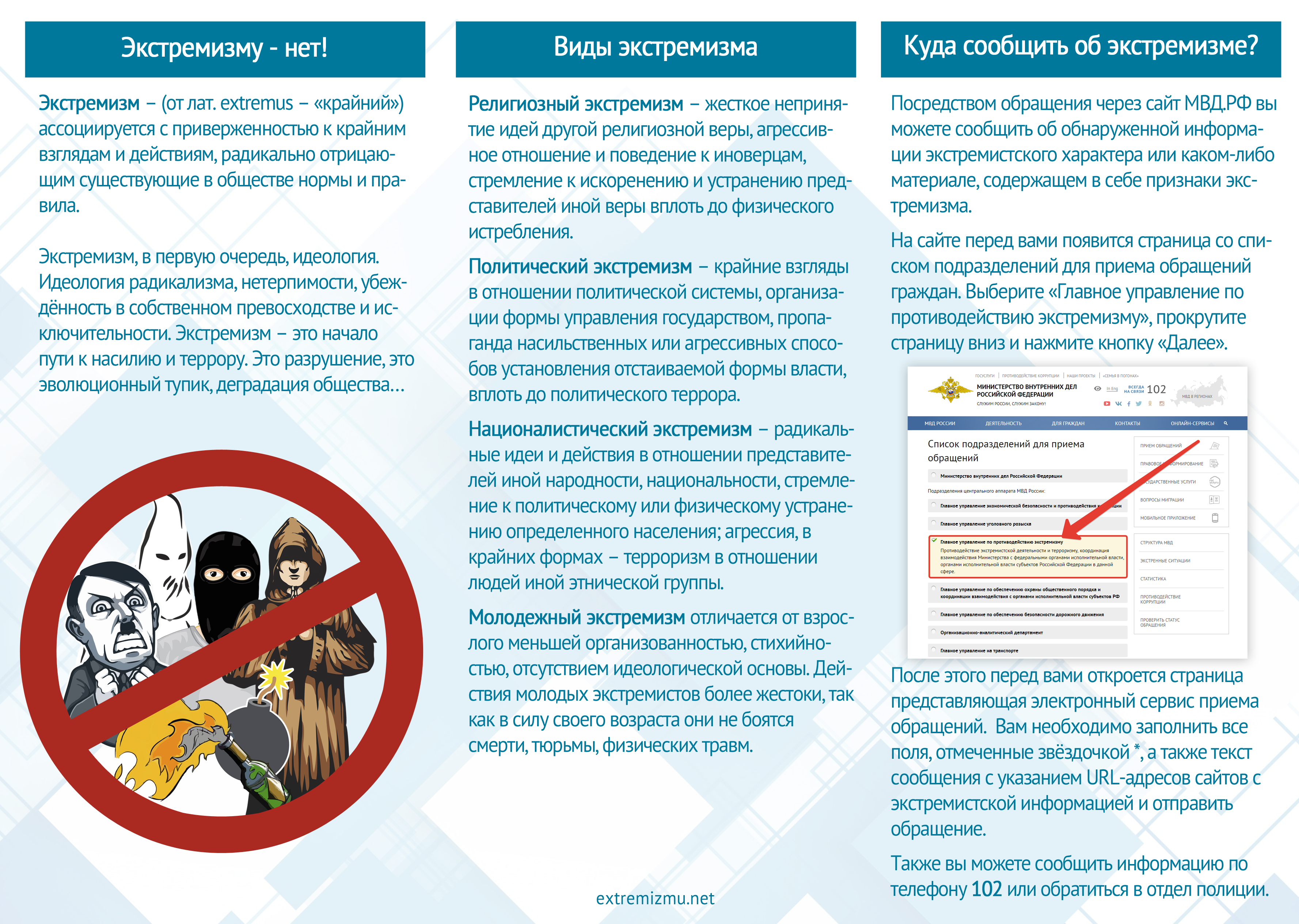 Профилактика идеологии экстремизма, разжигания межконфессиональной и межнациональной вражды.